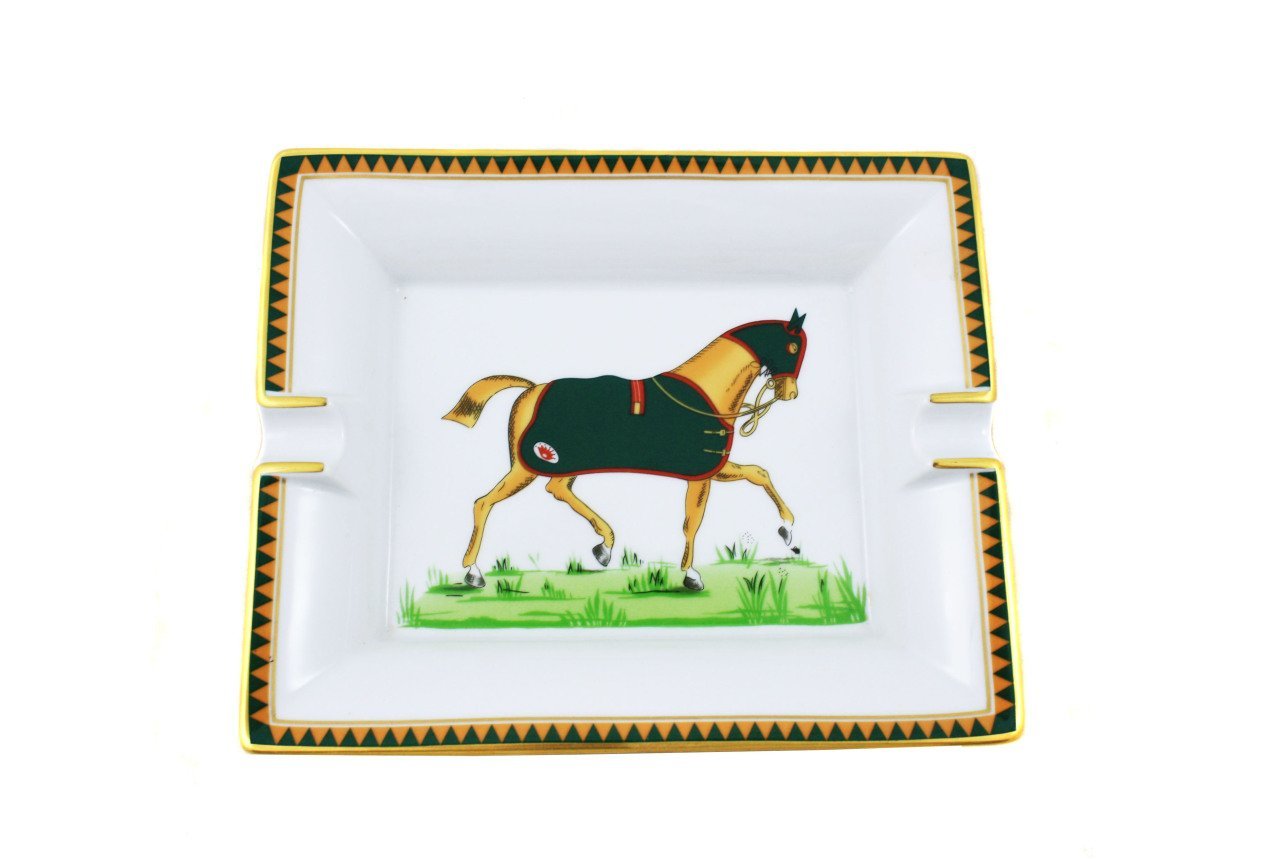 HERMES Porcelain Ashtray Horse | HERMES | Orijinal İkinci El Lüks