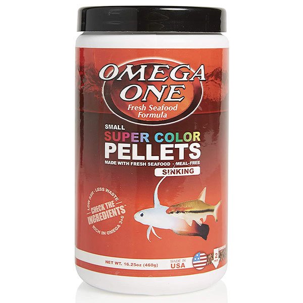 Omega One Super Color Small Pellets Granül Balık Renk Yemi 1000 ml