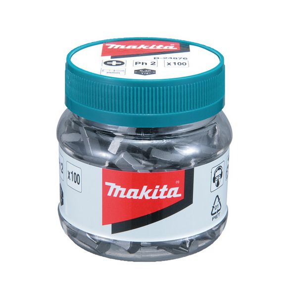 Makita B-24876 Ph2 Uçlu 25mm Bits Uç Seti 100lü Kutu