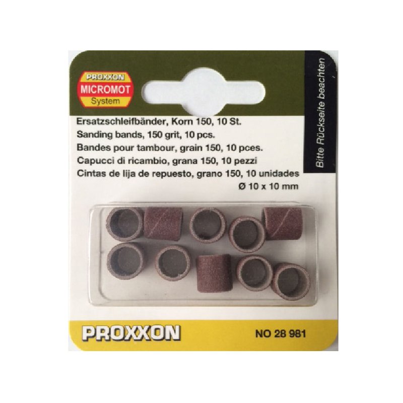 Proxxon 28981 10'lu Pimsiz 150 Kum Zımpara