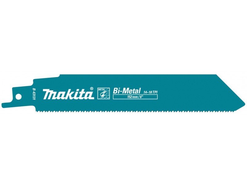 Makita B-43131 Bi-Metal Tilki Kuyruğu Kılıç Testere Bıçağı 152mm Metal
