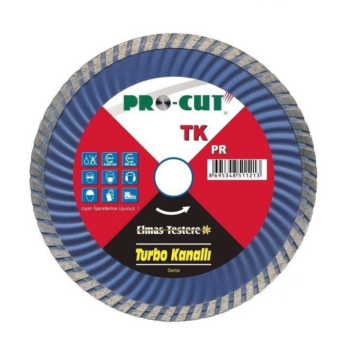 Procut PR54121 180mm Turbo Kanallı Elmas Testere