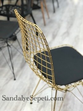Gold Tel Sandalye Sandalye Sepeti Metal Sandalyeler Acapulco Orgu Sandalyeler Gold Tel Sandalye Kafes Sandalye Urun Aciklama