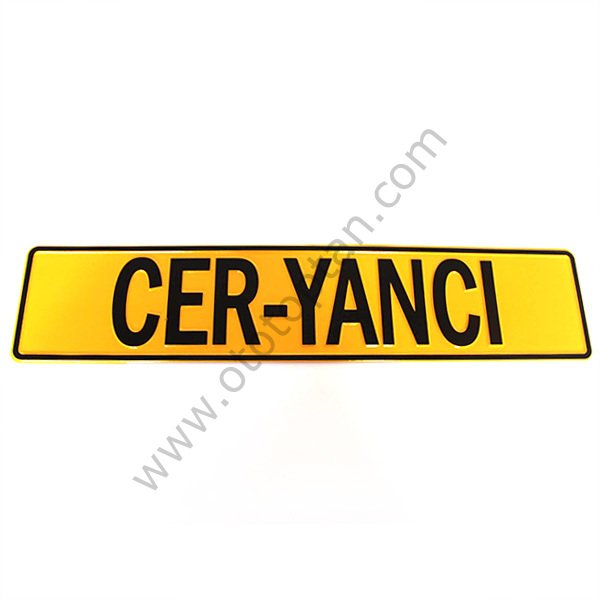 cer yanci plaka sari siyah plaka ototoptan com