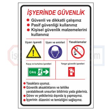 is guvenligi levhalari