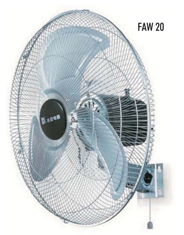 Kaskar Faw 20 Duvar Tipi Sanayi Vantilatoru 130w Assan Elektrik