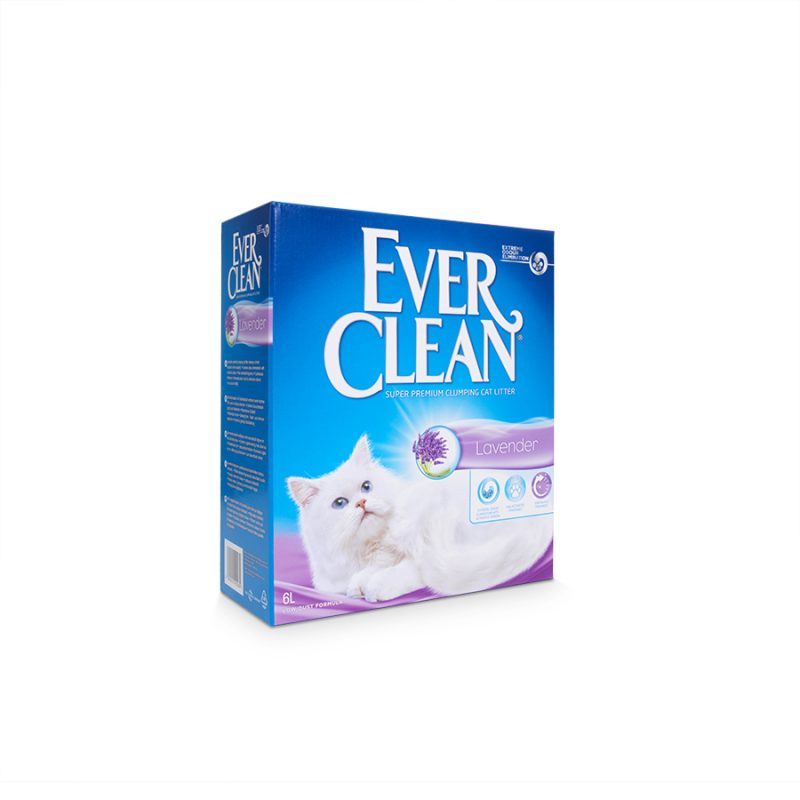 Ever Clean Lavender Lavanta Kokulu Topaklaşan Kedi Kumu 6 L Ever