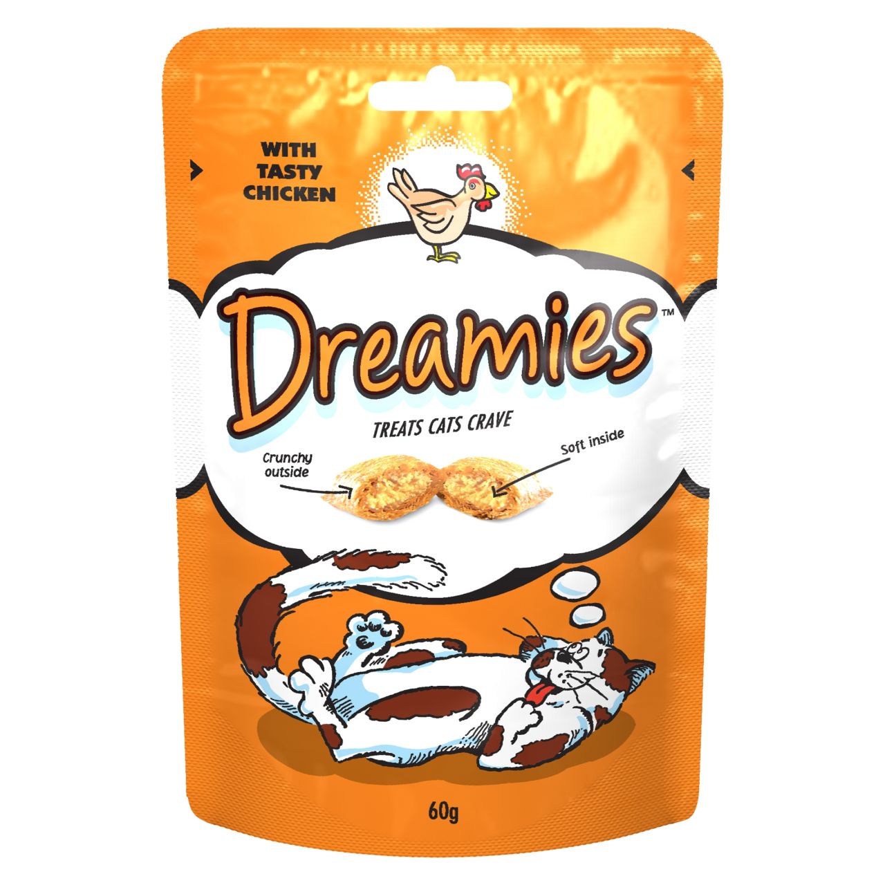 Dreamies Tavuklu Kedi Ödülü 60 Gr Dreamies Ödül Tabletleri Ve Et