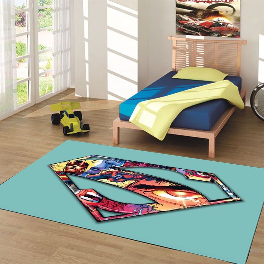 YamalıHome HerYereHalı YamalıHome Lisanslı Çocuk Halısı Süpermen S2