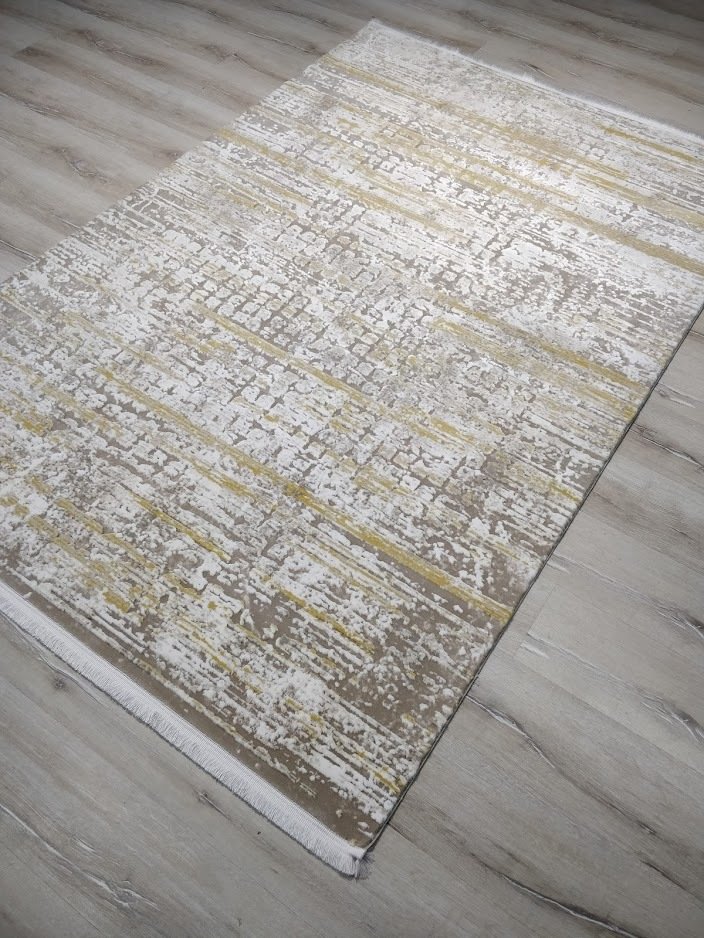 Yamalihome Heryerehali Yamali Home Tugra Morocco 8503bej Sari 160x230 Cm Modern Hali