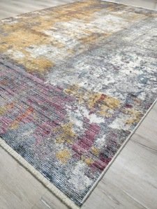 Yamalihome Heryerehali Yamali Home Tugra Velvet 1750murdum Hardal 160x230 Cm Zarif Hali
