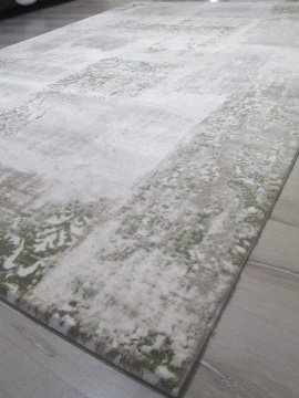 Turkmen Hali Heryerehali Turkmen Hali Modda Md005yesil Haki 160x230 Cm Modern Desenli Hali