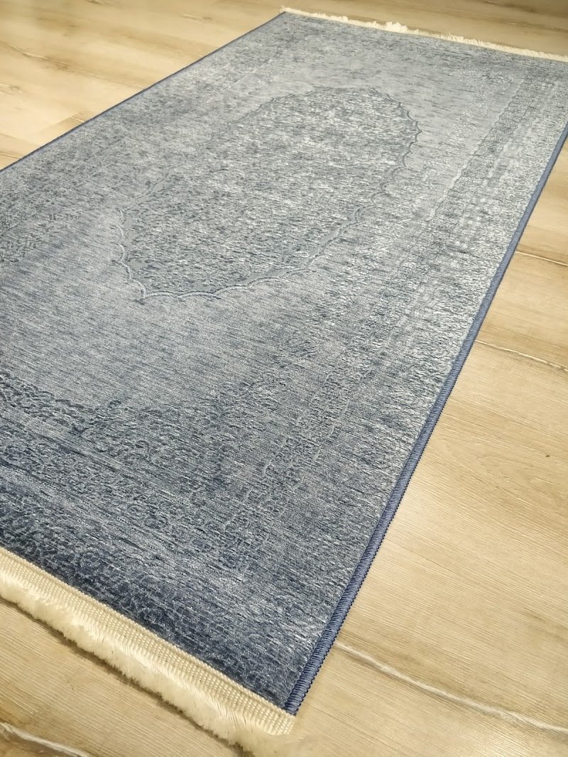 Tiffany Hali Heryerehali Tiffany Hali Eftelya Tfy01m Mavi 120x180 Cm Kilim Hali