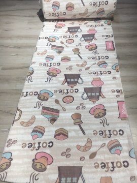 Yamalihome Heryerehali Merroni Trend Soft E038kitchen Mutfak Temali Kaymaz Kesme Hali 120x180 Cm