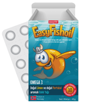 easyfishoil balik yagi cocuk 45 gram 30 adet makarna lutfen
