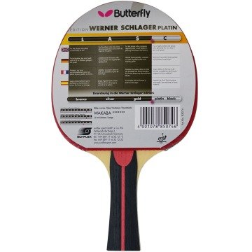 Butterfly Werner Schlager Platin Masa Tenisi Raketi 85074 Sporhit Com