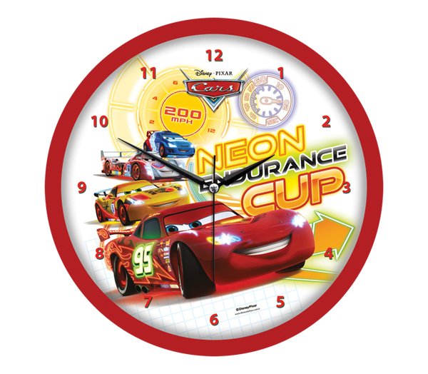 Disney Cars Simsek Mcqueen Araba Cocuk Duvar Saati Kirmizi 4501 Fiyatlari