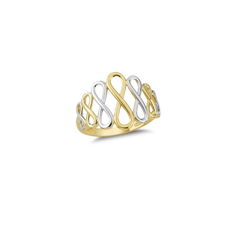 Beelo Gold 14k Altin Tasarim Sonsuzluk Yuzuk Bgaz1306 Beelo Gold 14k Altin Tasarim Sonsuzluk Yuzuk Bgaz1306