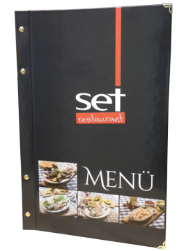tasarim baskili menu kabi