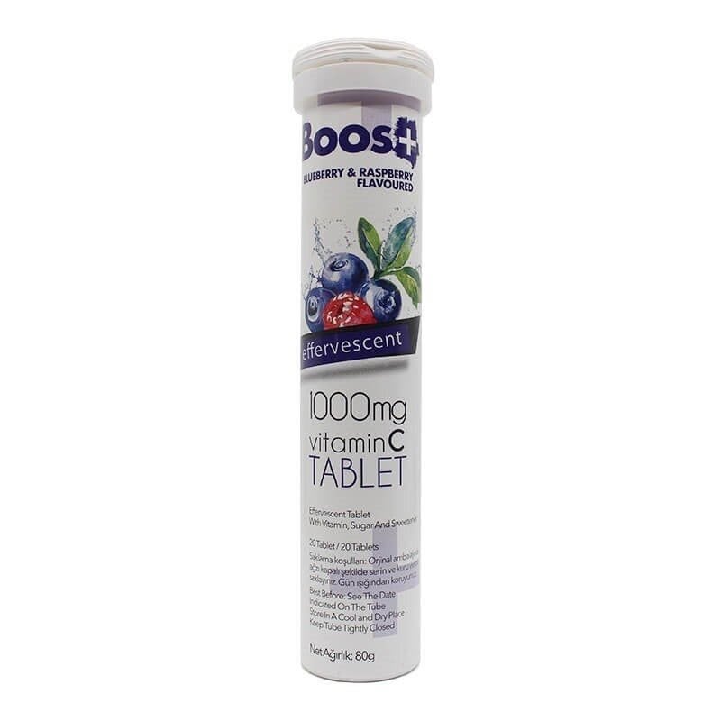 boos vitamin c 1000 mg 20 efervesan tablet