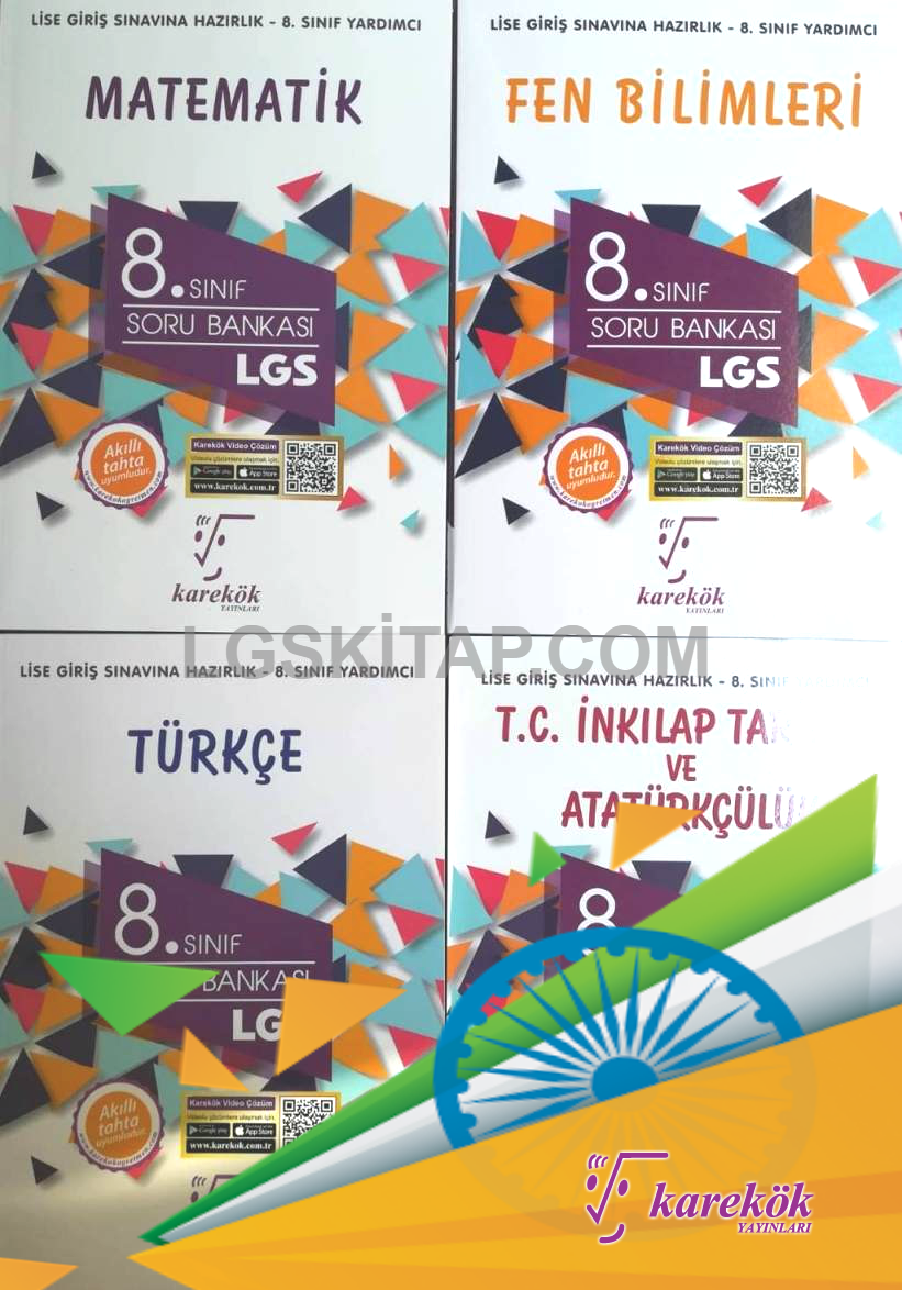 Karekok 8 Sinif Lgs 4 Lu Soru Bankasi Seti 2019 Yeni Mufredat