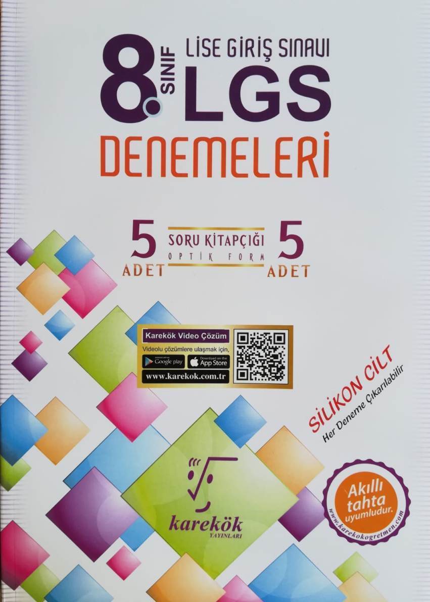 Karekok Lgs Liselere Giris Sinavi 5 Deneme 2019 Yeni Mufredat