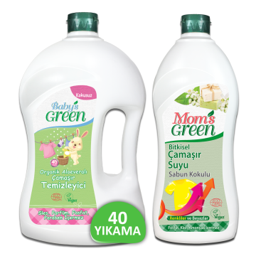 Organik Bebek Bakim Moms Green Organik Deterjan Organik Sampuan Bulasik Deterjani