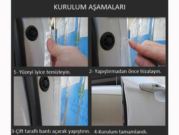 araba kapi carpma koruyucu silikon