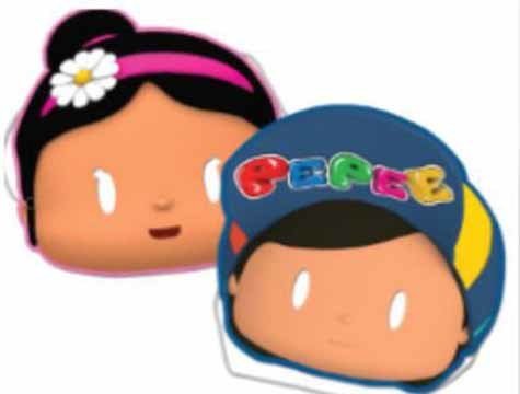 Karton Pepee Dogum Gunu Parti Maskeleri 6 Adet Toptan Dogum Gunu Parti Malzemeleri Susleri