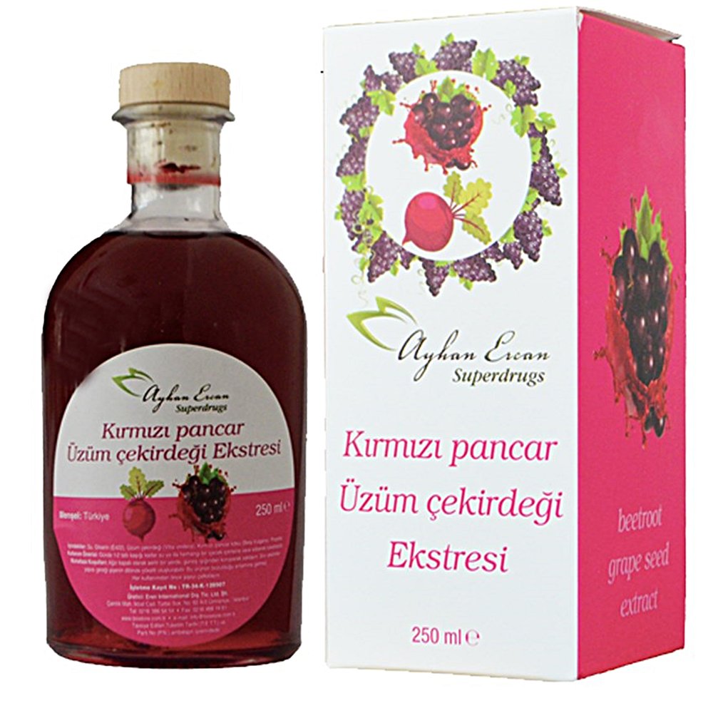 Kirmizi Pancar Ve Uzum Cekirdegi Ekstresi 250 Ml Ayhan Ercan Aradolu Com