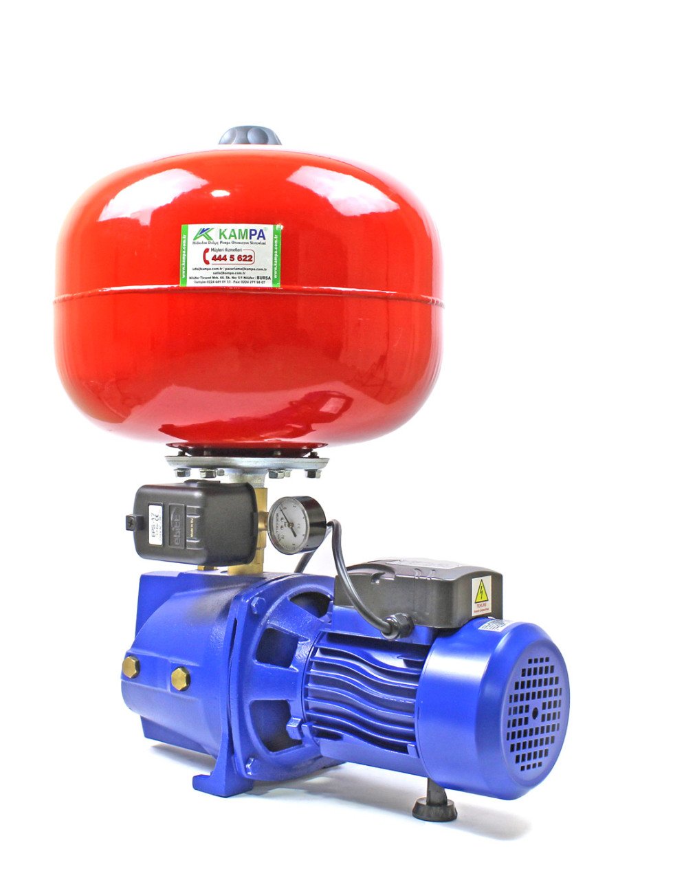 Winpo WNP 100 4 Kat 6 Daire Hidrofor, 24 Litre Tanklı Hidrofor, Ev Tipi