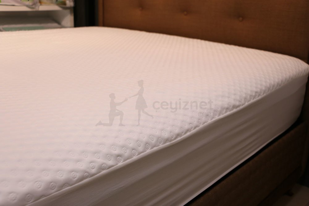 Jarse Sivi Gecirmez Fitted Alez Cift Kisilik 160x200 Cm
