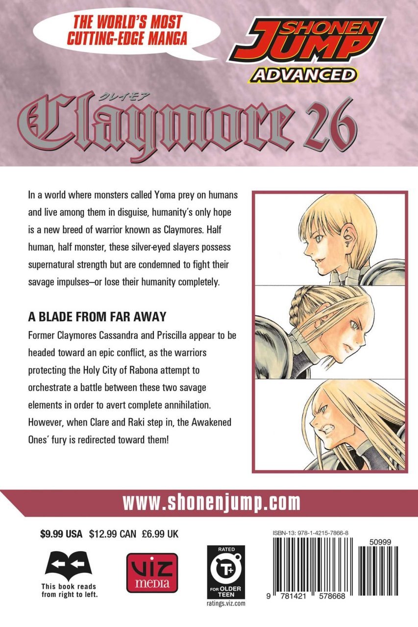 claymore manga vol 1