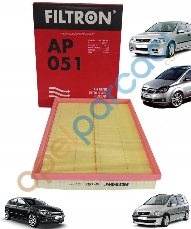Opel Astra G Hava Filtresi Filtron