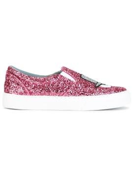 glitter wonderland sneakers ayakkabi fusya