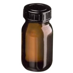 Amber Cam Geniş Boyunlu Numune Şişesi 250 ml 100 Adet