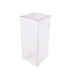 Şeffaf Asetat Kutu 8x8x16 cm