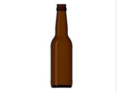 Amber Cam Şişe Tombul 330 ml 1444 Adet