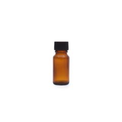Amber Cam Şişe 10 ml Kilitli Kapak 18 mm 20 Adet