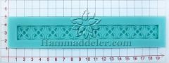 Silikon Çiçek Zincir Kalıbı - 3452