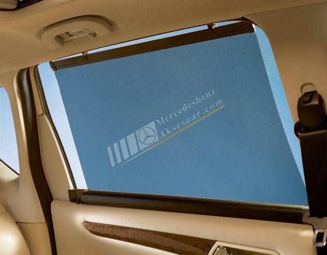 mercedes benz arka kapi cam perdesi 1 adet