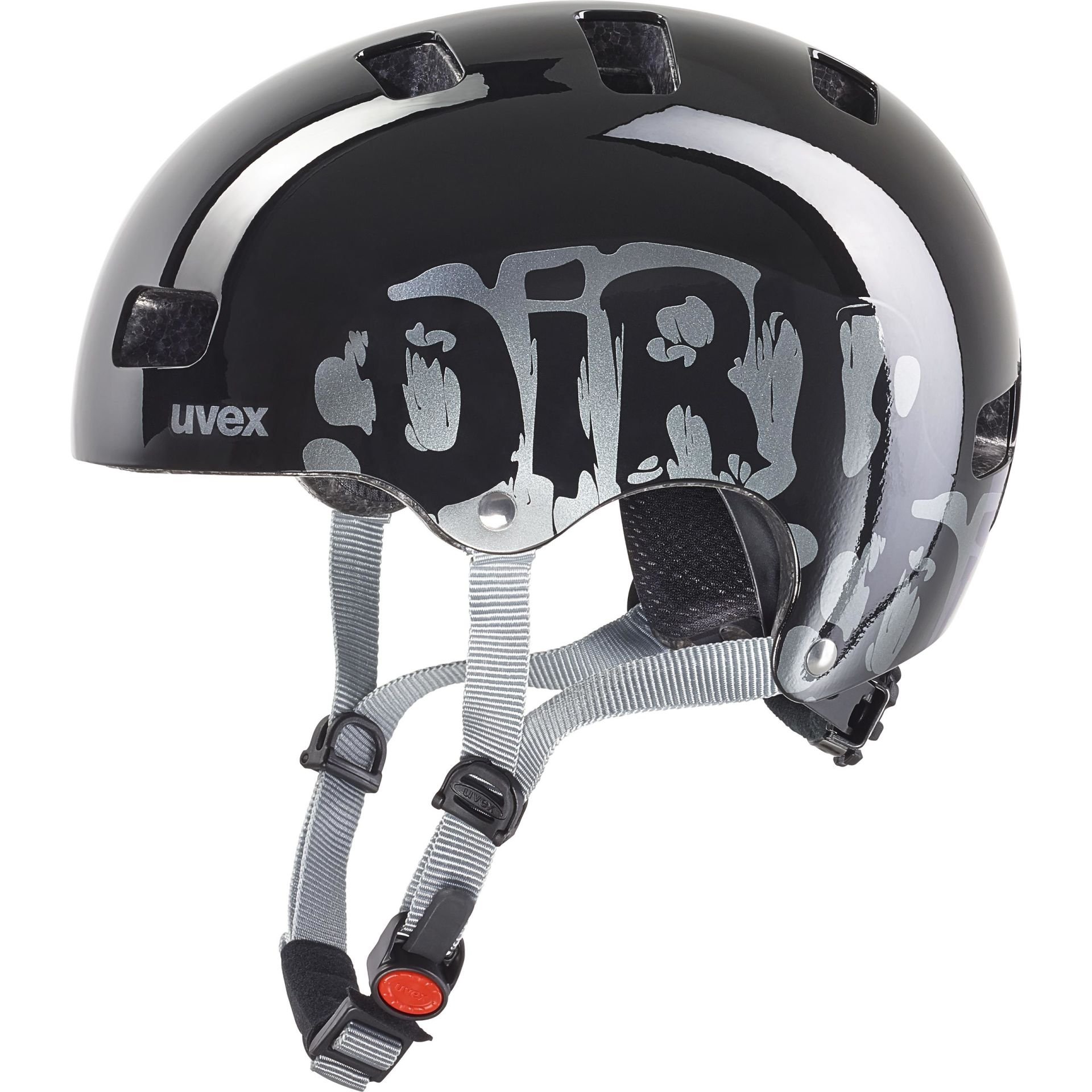 Uvex Kid 3 Çocuk Bisiklet Kaskı - Dirtbike Black