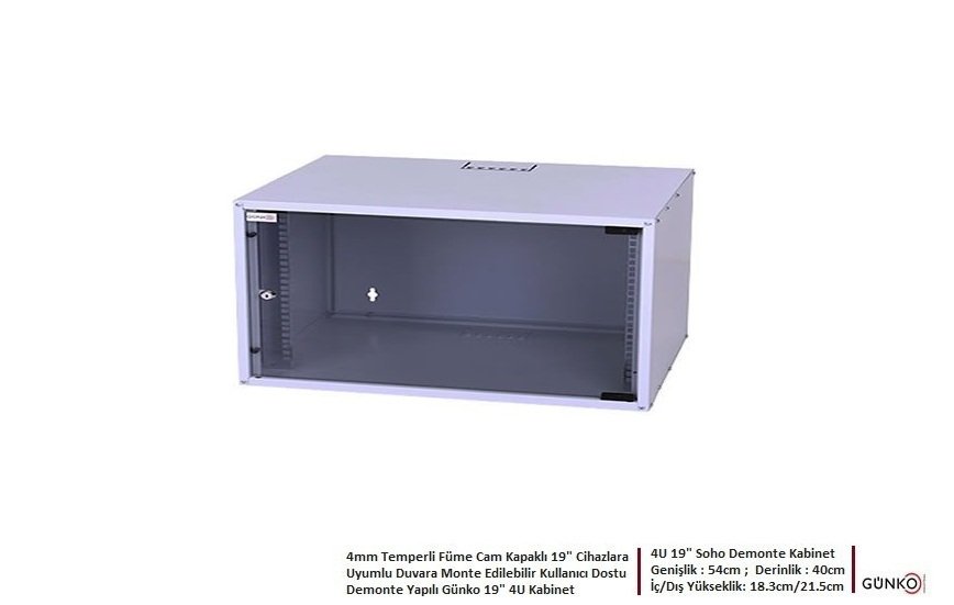 gunko 4u 400 duvar tipi rack kabinet bu ulkenin verdikleriyle ve emegiyle uretilmistir