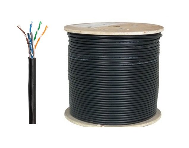 Recber Yeralti Outdoor Cat6 Kablo 500mt Sl400 U23 Pe U Utp 4x2x23awg Poe Ozellikli Full Bakir