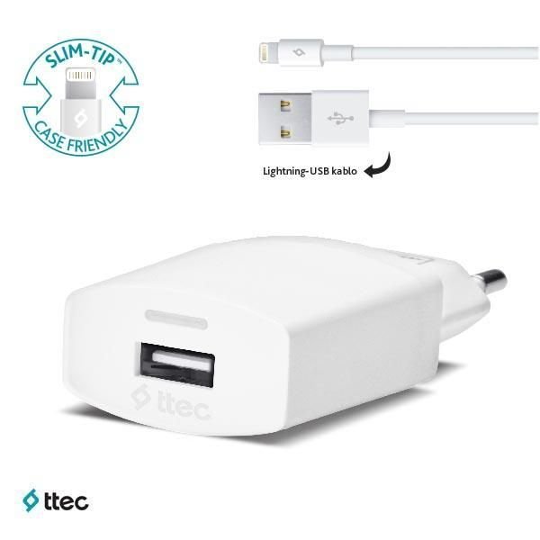 Ttec 2scc2001b Compact Plus Iphone Lightning Seyahat Sarj Cihazi 1000ma