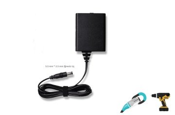 Compaxe Cpa 222 Sarjli Matkap Sarjli Supurge Adaptoru 22v 200ma Adaptor 5 5 2 5 Ignesiz Yuvarlak