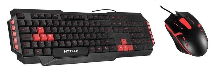 Hytech Hyk 46 Gamy Plus Kirmizi Tuslu Gaming Klavye Mouse Set