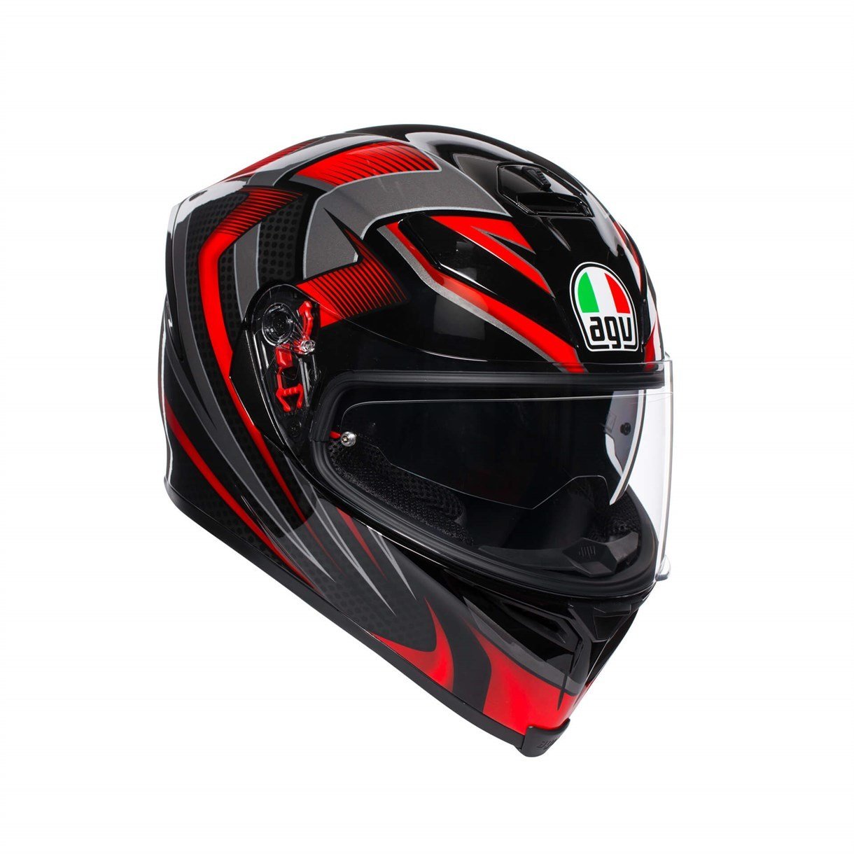 agv k5 s kask hurricane 2 0 black red