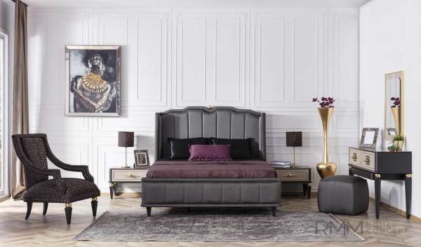 Gold Yatak Odasi Takimi Rmm Home Mobilya Modern Yatak Odalari