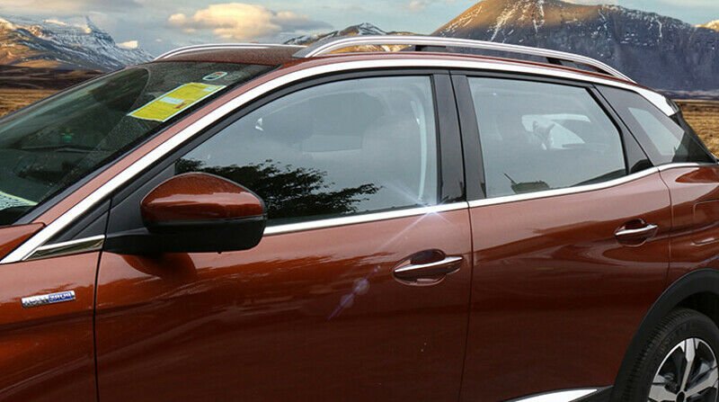 peugeot 3008 cam cercevesi kenar citasi krom tamtur 16parca